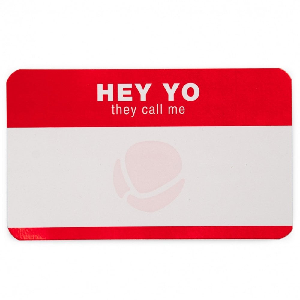 MTN WTF Permanent Stickers: Hey Yo
