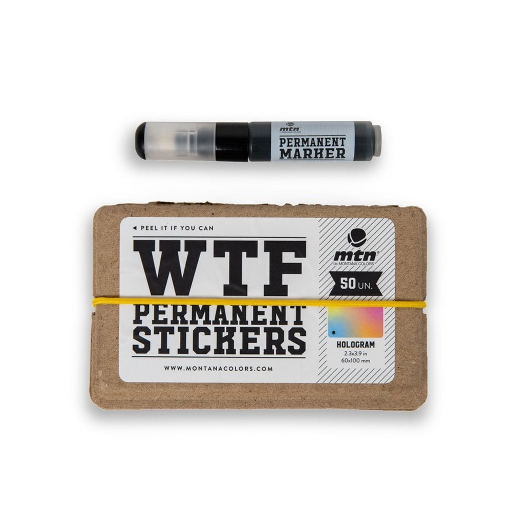 MTN WTF Permanent Stickers: Hologram